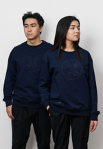 Свитшот SHANYRAQ APPLIQUE BLUE