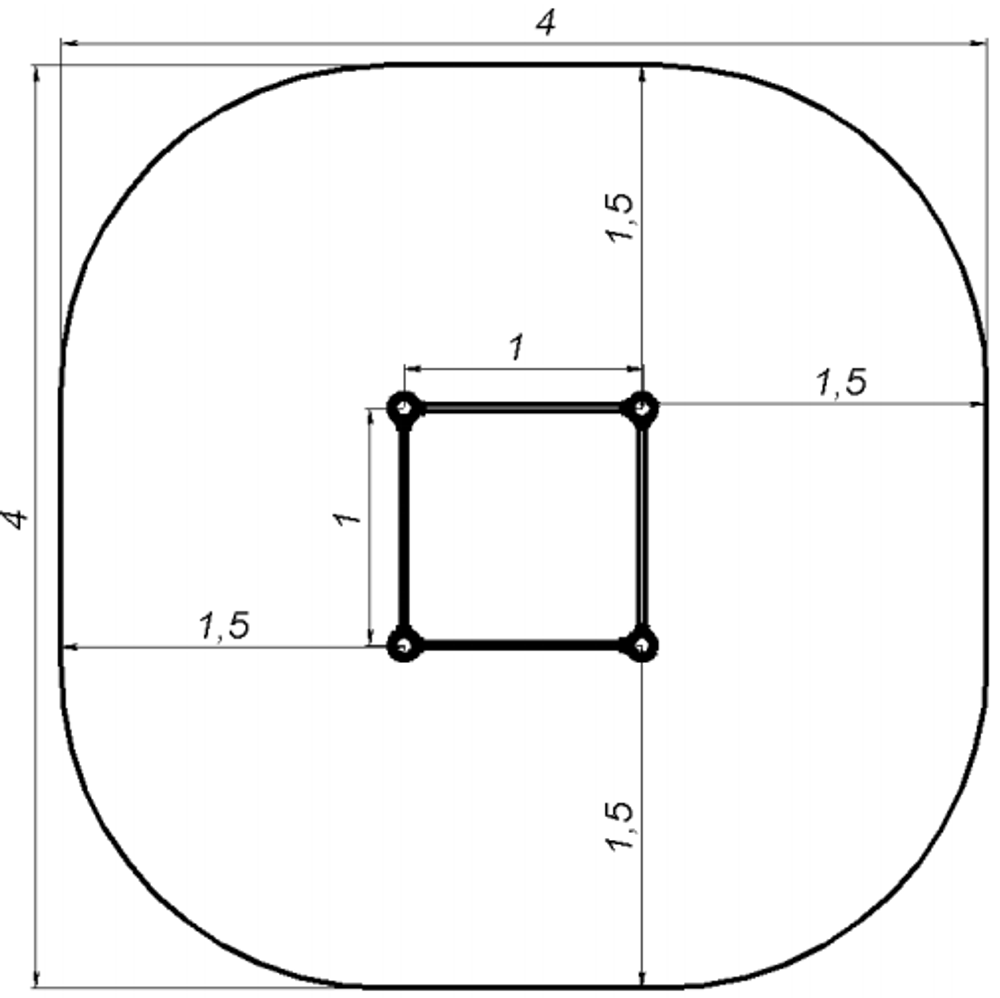Перекладина четвертная ФК006.00.1