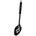 Ложка с отверстиями Mallony  CLASSICO NERO нержавеюшая сталь, рабочая часть non-stick