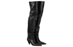 AGL Over the knee Boots 5 Size Women"s Black