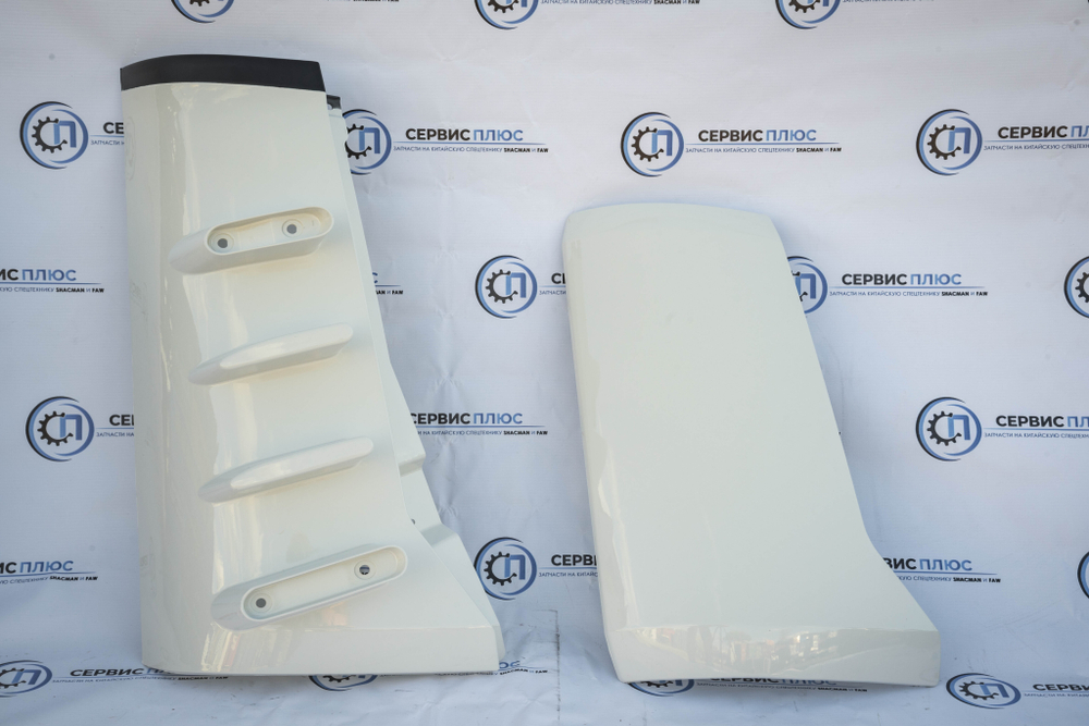 Обтекатель угловой кабины внутрен/наружний прав. SHACMAN X3000 (белый)