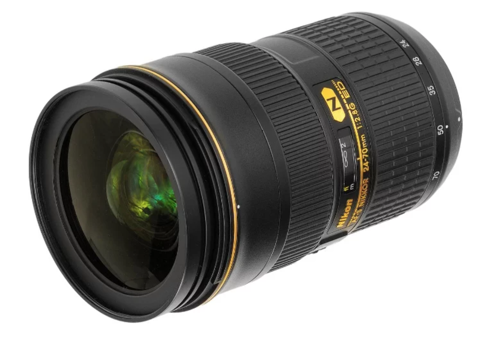 Объектив Nikon 24-70mm f/2.8E ED VR AF-S Nikkor, черный