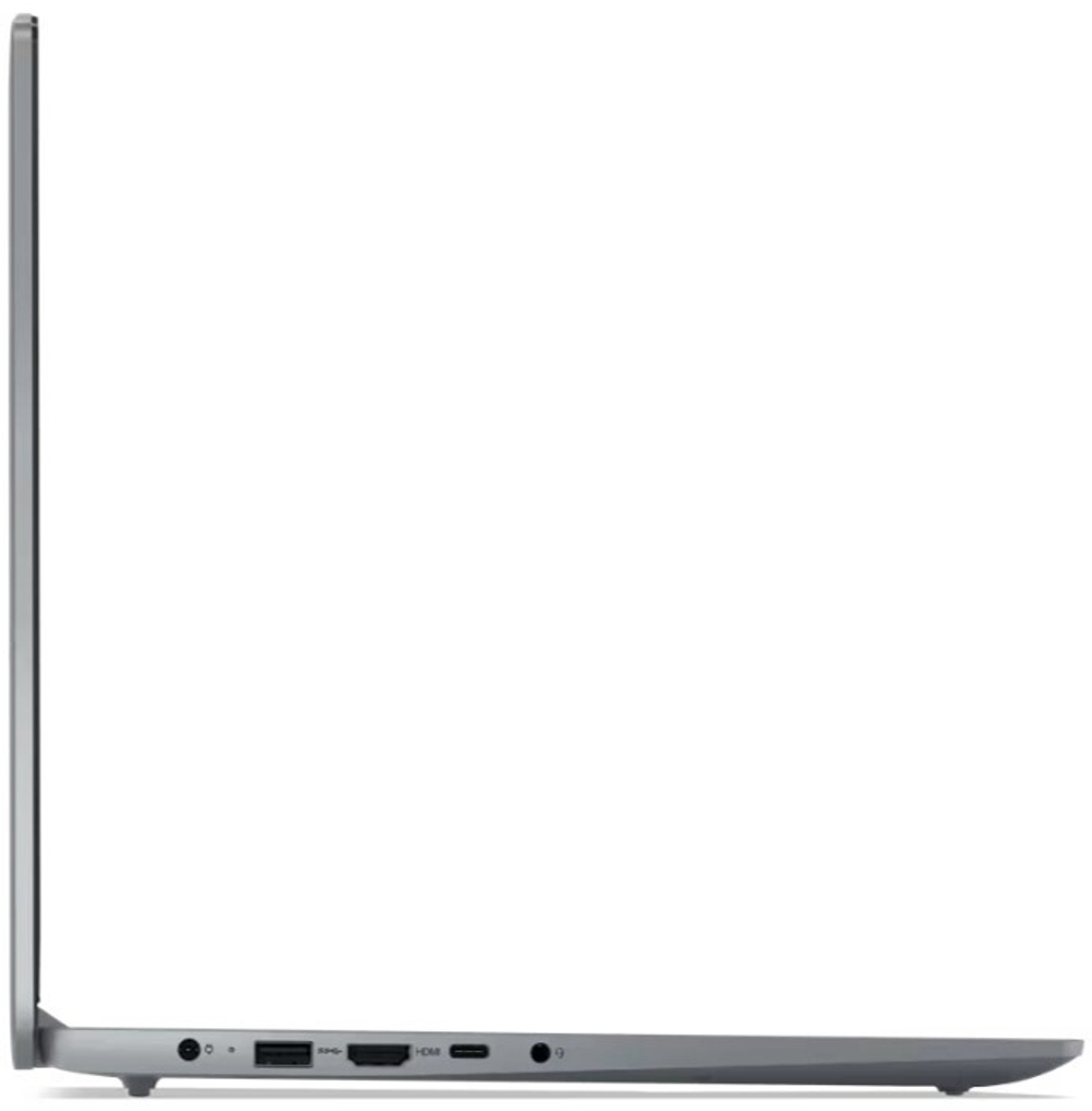 Ноутбук  Lenovo IdeaPad Slim 3 15AMN8 15.6 ", Ryzen 3, 8 Гб RAM, 512 Гб SSD, Radeon Graphics, Серый