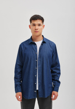 Рубашка мужская Denim BLUE