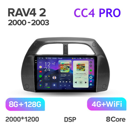 Teyes CC4 Pro 9" для Toyota RAV4 2000-2003