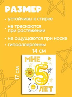 Термонаклейки на одежду для детей 8 лет