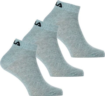 Теннисные носки Fila Quarter Plain Socks 3P - Gray