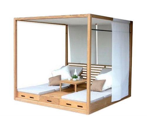 Пляжный шезлонг с навесом TП3