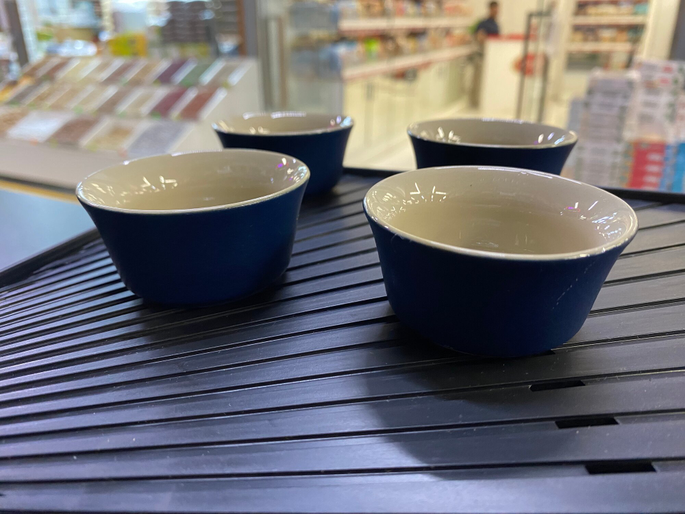 Набор для чайной церемонии "Синий", керамика, 9 элементов, 4 персоны