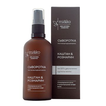 Сыворотка Mi&Ko, против выпадения волос, "Каштан и розмарин"