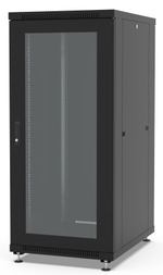 Шкаф напольный 19", 27U Filum FL-NT-2768GM1M-BK