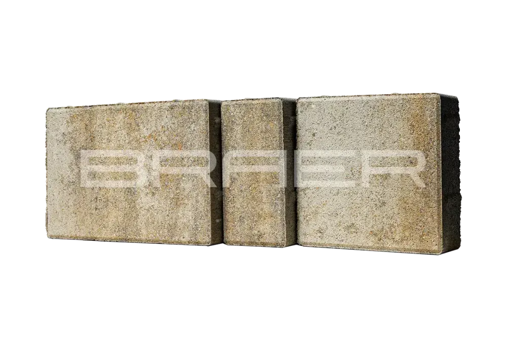 Тротуарная плитка Braer Старый город Ландхаус, Color Mix Песчаник, 60 мм