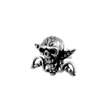 Серьга Череп с саблями