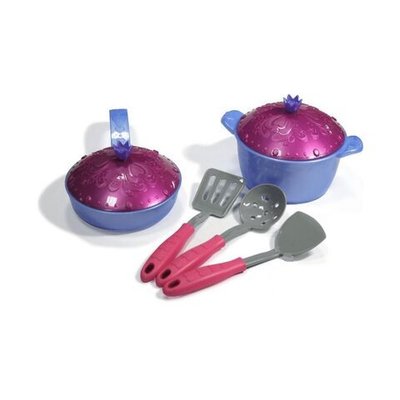 Набор посуды "Кухонный сервиз "Волшебная Хозяюшка" (7 предметов в сетке) 614