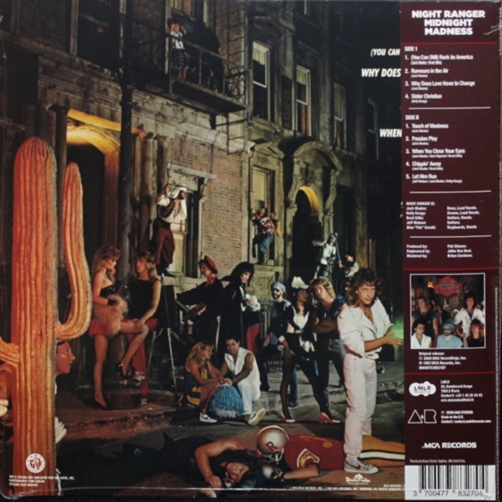 Night Ranger / Midnight Madness (Coloured Vinyl)(LP)