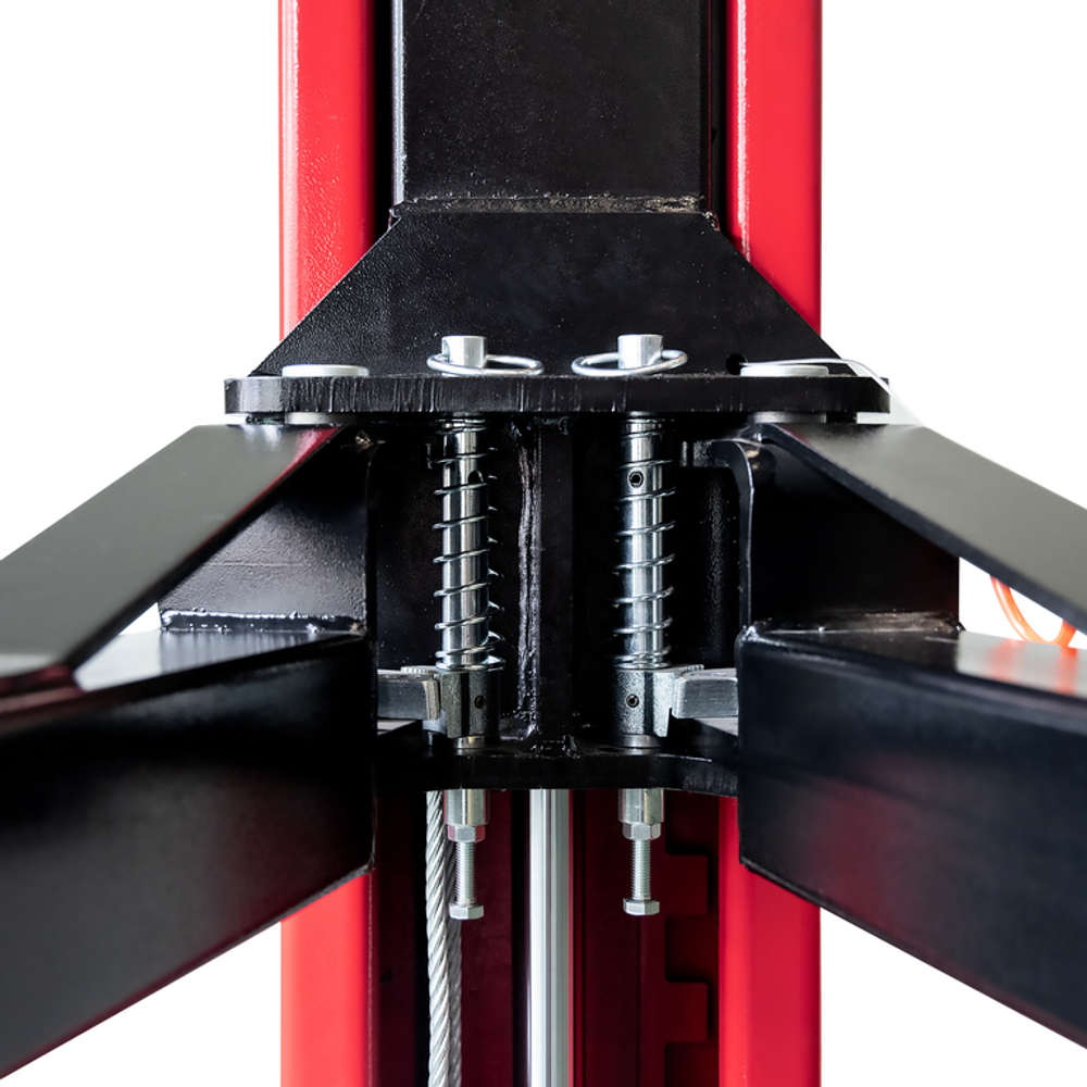 Подъемник электрогидравлический 4т 110-1900мм 2-х стоечный 380В верх.синхрон. (руч. спуск) GTE