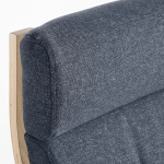 Кресло - IKEA POÄNG/POANG/ПОЭНГ ИКЕА, 68х82х100 см, тёмно-синий