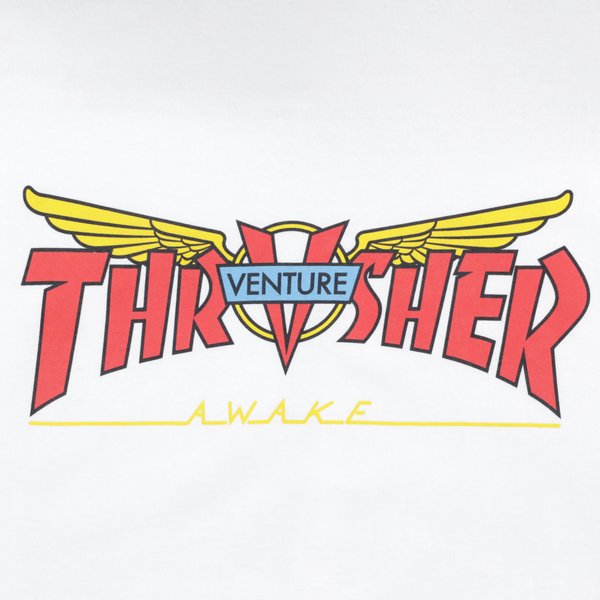Футболка Thrasher Venture (white) артикул: - купить в магазине Дайс
