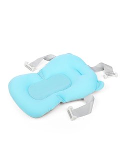 Матрасик голубой для купания новорожденного