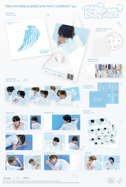 Альбом TWS - PLAY HARD 4th Mini Album COMPACT 7 Version SET