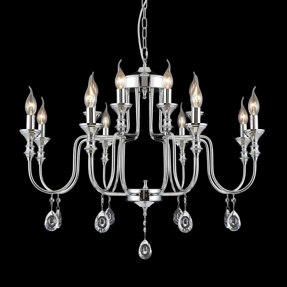 Citilux Рига CL437221 Люстра подвесная Хром