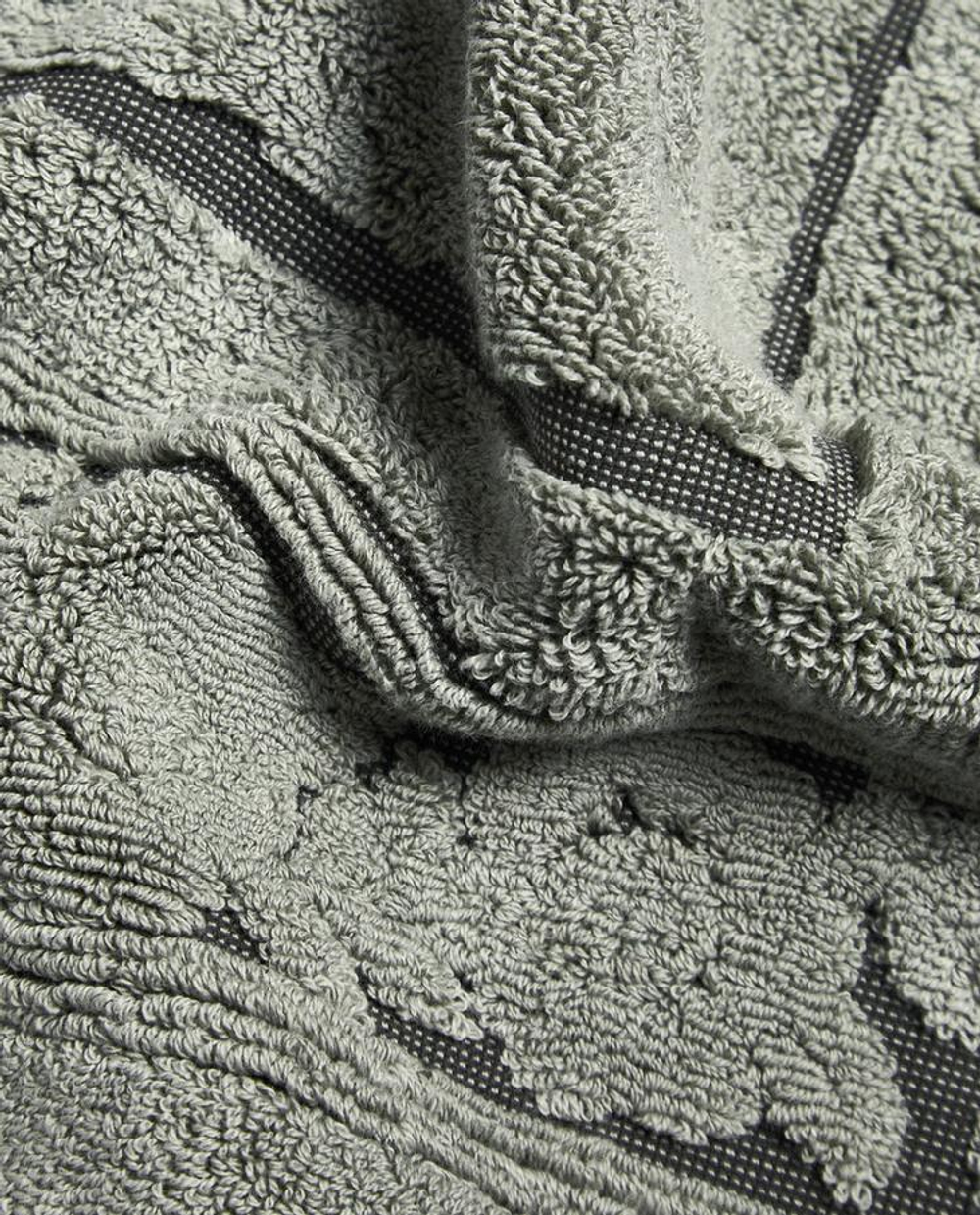 ZARA HOME ХЛОПКОВЫЙ КОВРИК ДЛЯ ВАННОЙ С КАЙМОЙ, ЗЕЛЕНЫЙ