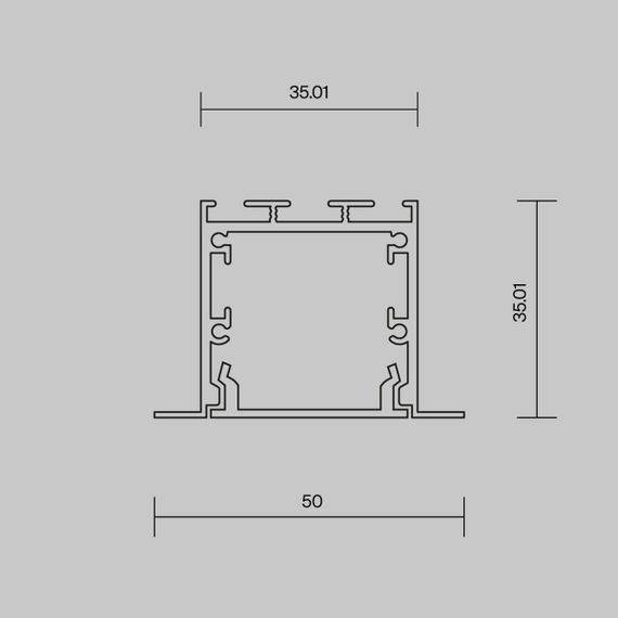 Алюминиевый профиль встраиваемый Maytoni Led Strip 632012