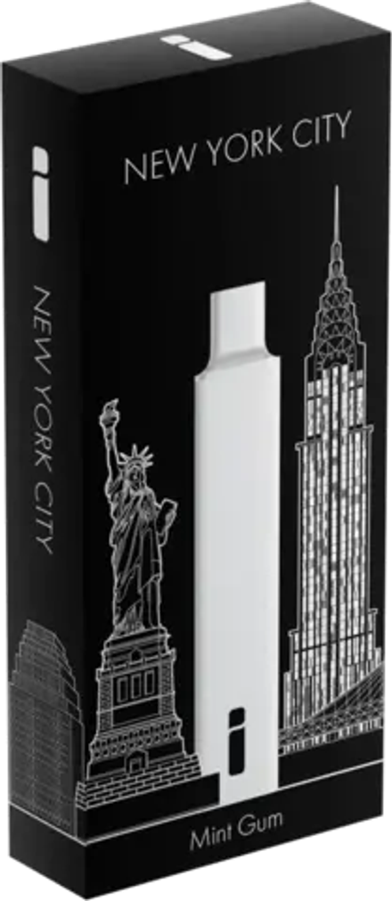 i individual New York White - Мятная жвачка 1111 затяжек 20мг (2%)