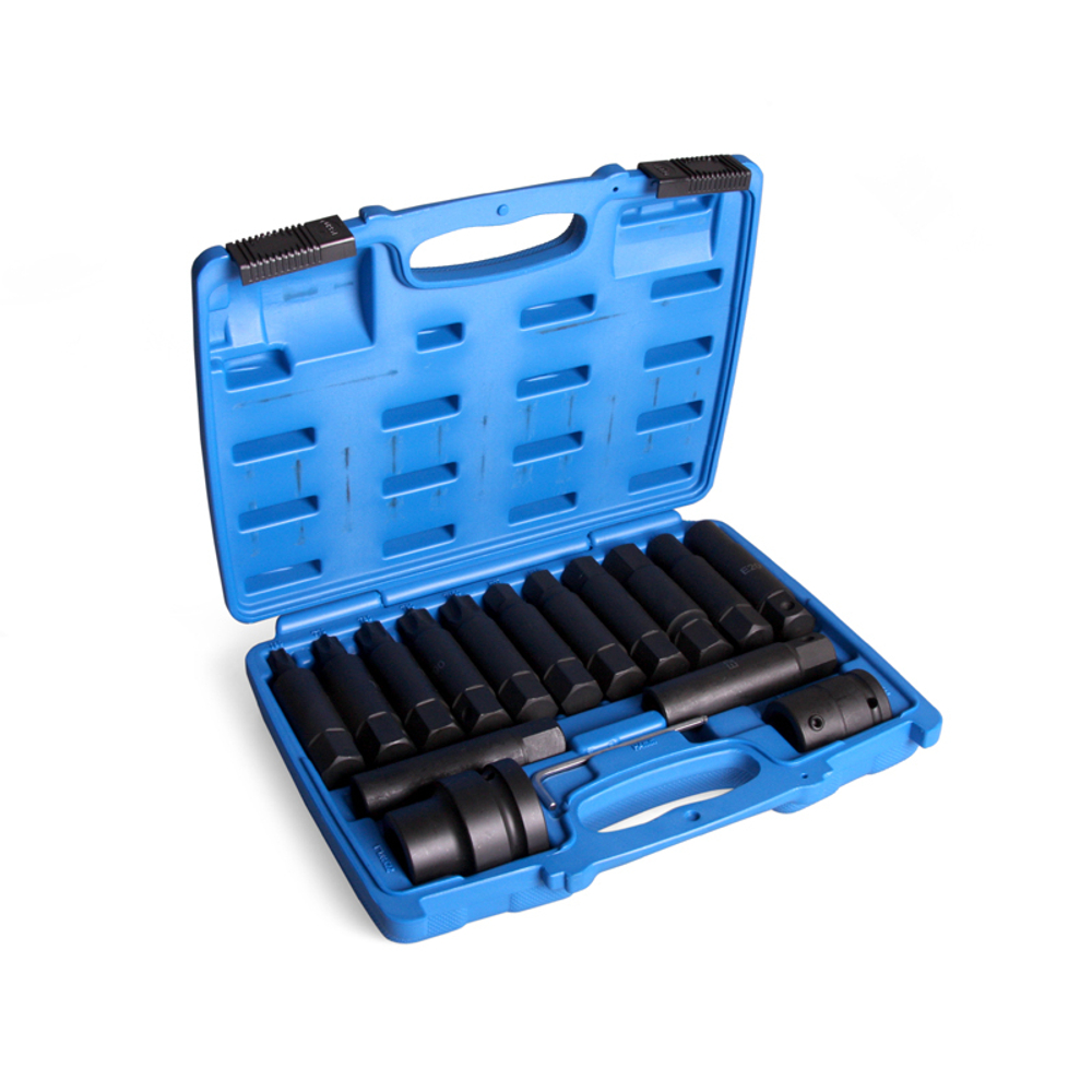 Набор ударных бит для грузовиков TORX, HEX, E-профиль Car-Tool CT-E010