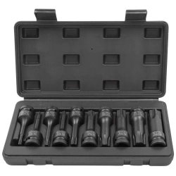 Набор головок-бит TORX ударных 10пр.,1/2''(T30, T40, T45, T50, T55, T60, T70, T80, T90, T100), в кейсе RockForce##Rock FORCE RF-41013MPB