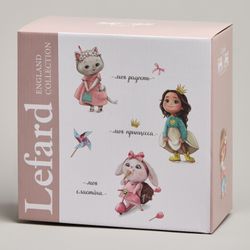 НАБОР ПОСУДЫ LEFARD ПРИНЦЕССА, 3 ПР.: САЛАТНИК 470МЛ, ТАРЕЛКА 20СМ, КРУЖКА 220МЛ