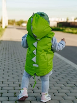 Жилет DINO утепленный стеганый для мальчика