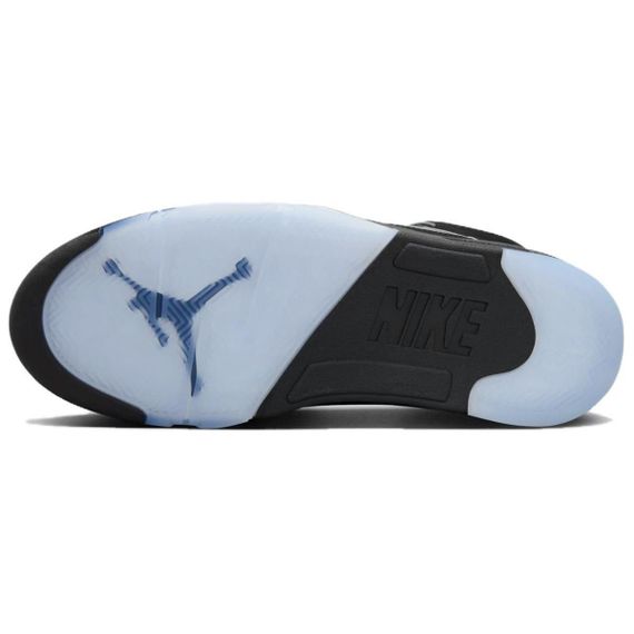 Jordan Air Джордан 5 Винтажные баскетбольные кроссовки Высокие Мужские Черные