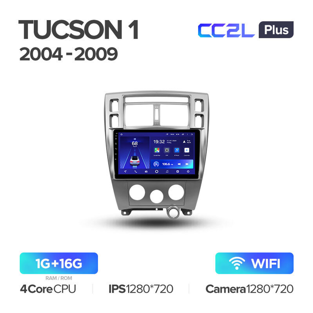 Teyes CC2L Plus 9" для Hyundai Tucson 1 2004-2009