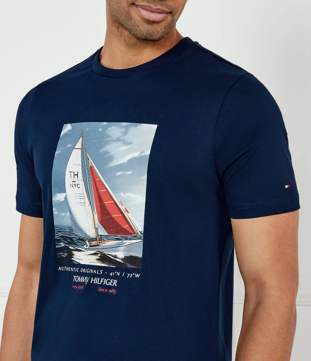 Футболка Tommy Hilfiger - темно-синий(MW0MW38615)