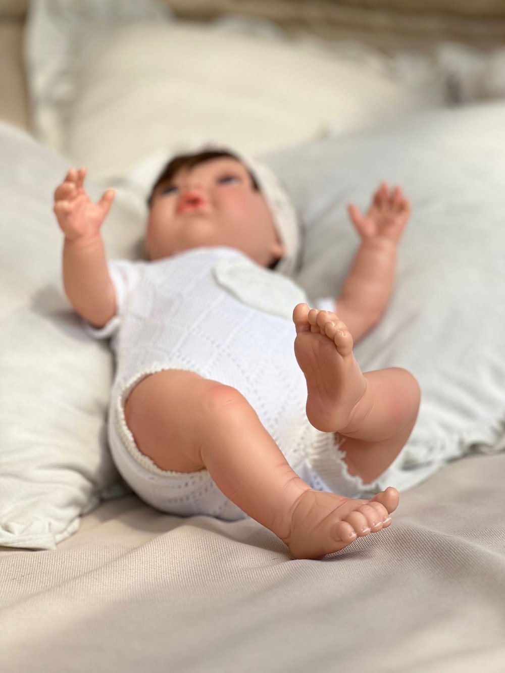 Кукла Реборн Marina and Pau 45cм Alina мягконабивная (M3001)