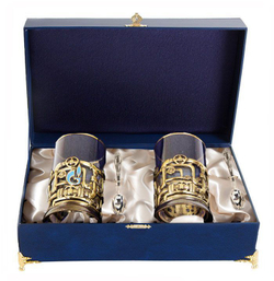 Чайная Пара "Газпром+Трубопровод"  в шкатулке