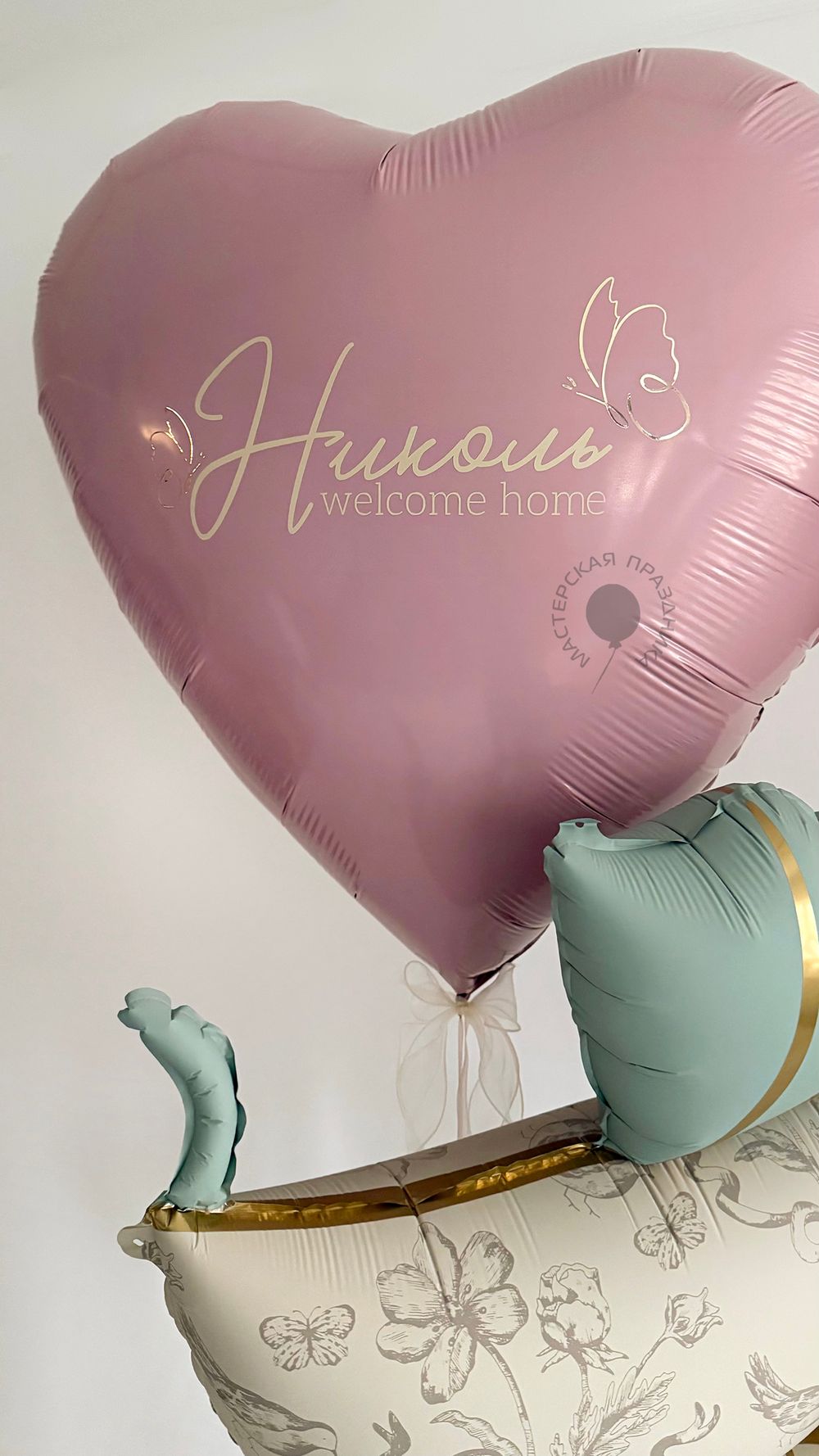 Воздушные шары на выписку девочки №8859  Изображение5