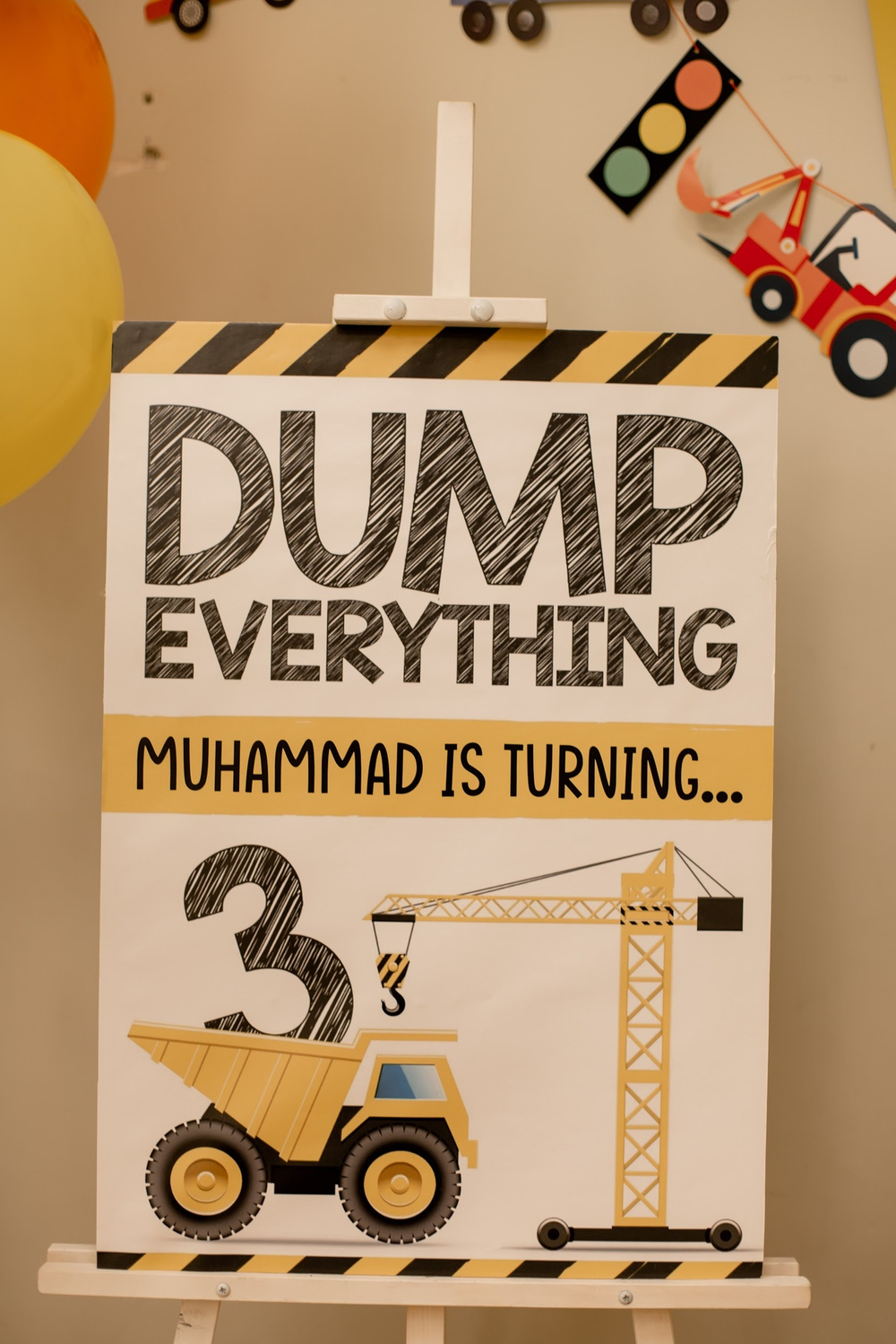 Construction Party for boy