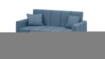 Диван Уют Лайт Strong Plus 09 120*84*82 см, голубой Рогожка Выкатной Фиеста