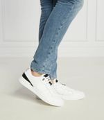 Кожаные кроссовки Just Cavalli - белый(76QA3SB5ZP279)