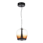 SL6014.413.01 Светильник подвесной ST-Luce Черный/Коричневый, Черный LED 1*17W 3000K RIPPLE