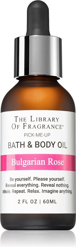 The Library of Fragrance масло для тела для ванны Bulgarian Rose