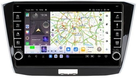 Магнитола для Volkswagen Passat 2015+ (без штатного усилителя) - Carmedia OL-1906 (кнопки и крутилки) Android 13, TS20, 6+128Гб, CarPlay, 4G SIM-слот