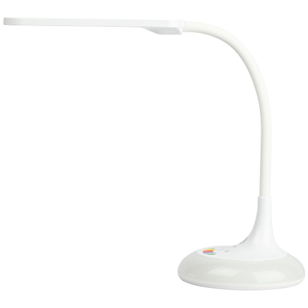Настольный светильник ЭРА NLED-481-10W-W светодиодный с RGB ночником белый