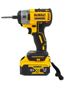 DeWalt Гайковёрт Аккумуляторный Ударный 18v + Болгарка УШМ 125мм бесщеточная Набор 2в1 Девольт