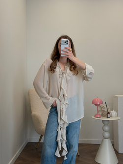 Блуза Flow молочный