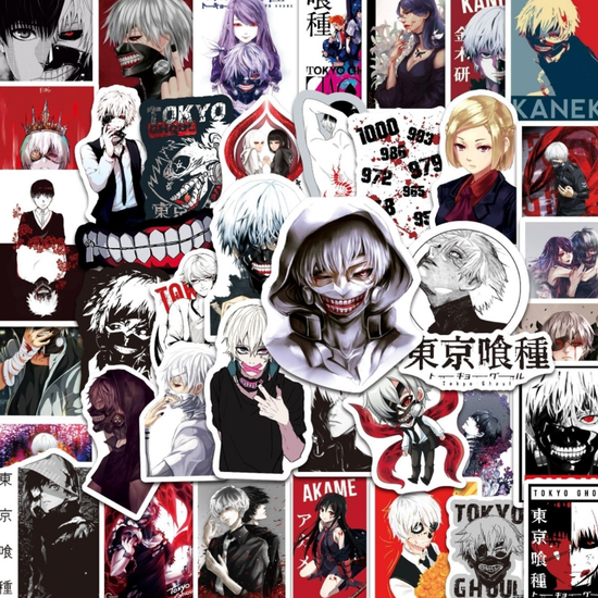 Набор стикеров Токийский Гуль 50 шт.
