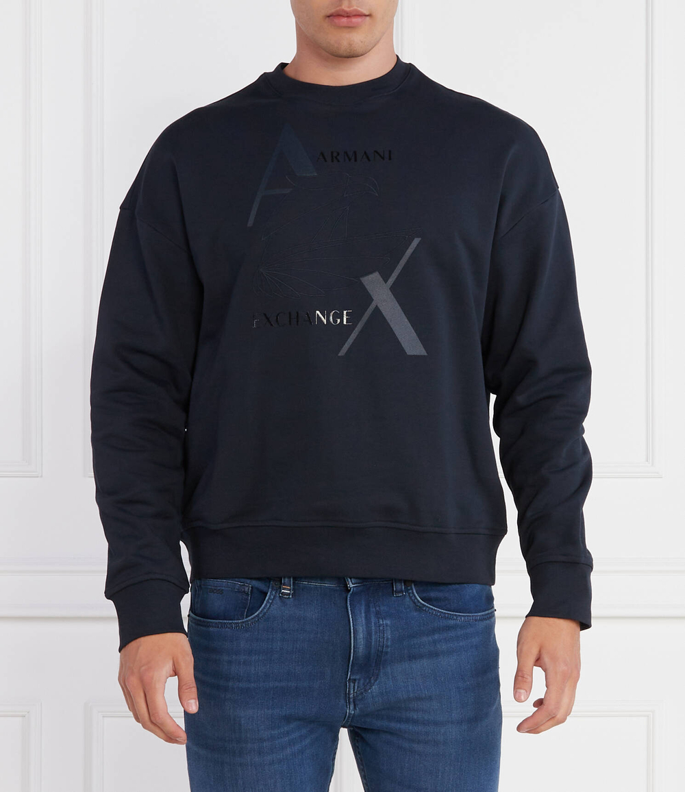 Худи Armani Exchange - темно-синий(6RZMAM ZJ9KZ)