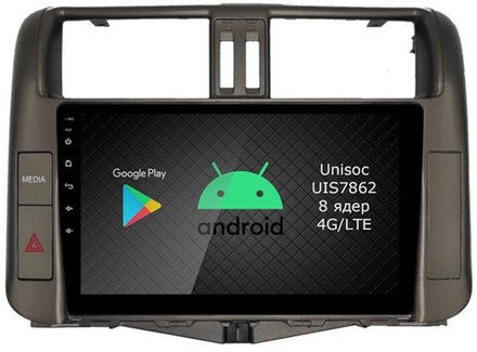 Магнитола для Toyota Land Cruiser Prado 150 2009-2013 (поддержка 360 - опция) - Roximo RI-1114 Android 12, ТОП процессор, 8/128Гб, SIM-слот